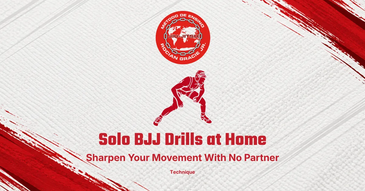 Solo jiu jitsu drills at home graphic from GMA Brazilian Jiu-Jitsu in Gallatin, TN